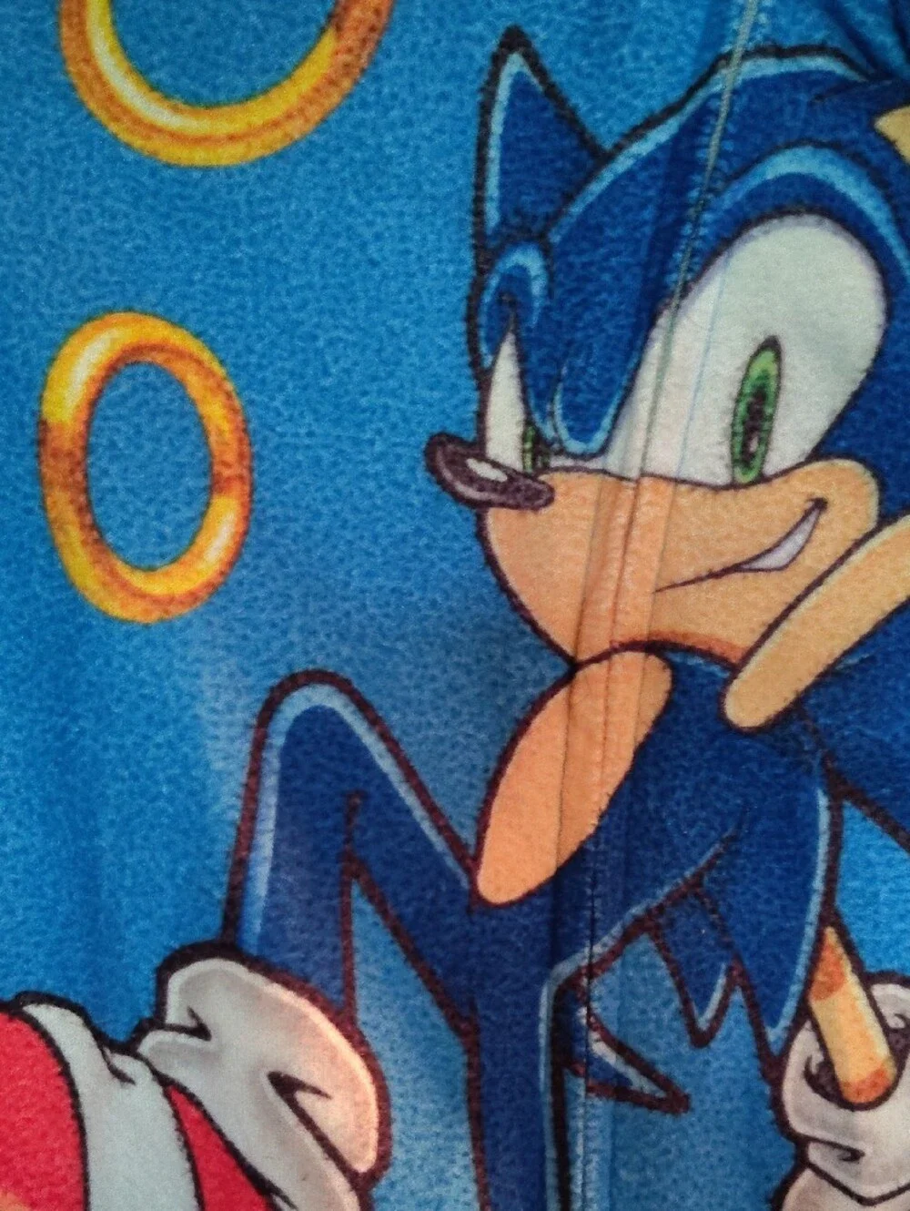 Sonic The Hedgehog bright blue